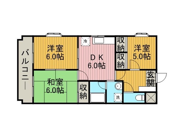 メゾンアゼリアの物件間取画像